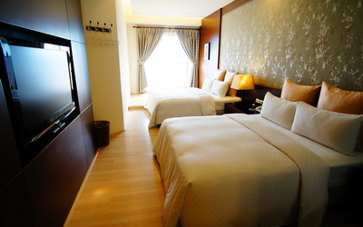 金沙灣海景旅店照片： 房間內部照