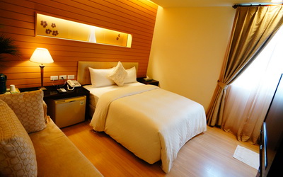 金沙灣海景旅店照片： 房間內部照
