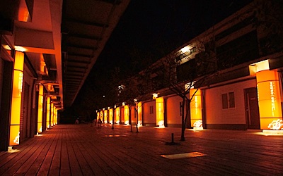 櫻花渡假會館照片： 客家靜思語燈籠
