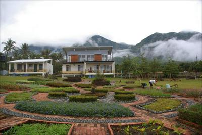 月昇都蘭民宿照片： 庭園