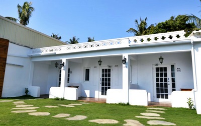樂夏天晴民宿照片： C棟庭園