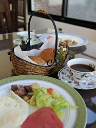 海明蔚照片： 民宿早餐