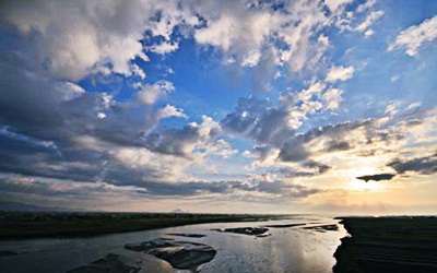 蘭陽溪口海景民宿照片： 景觀