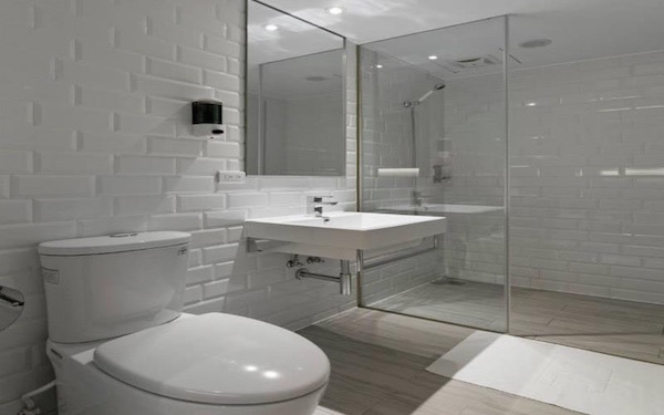 璞邸城市膠囊旅店照片： 衛浴空間