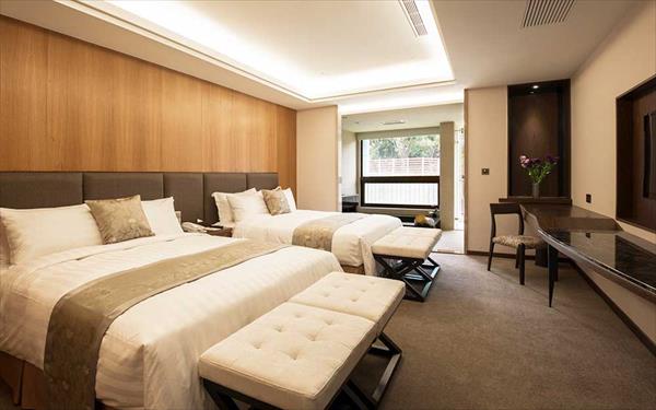 馥麗溫泉大飯店照片： 湯語房雙床
