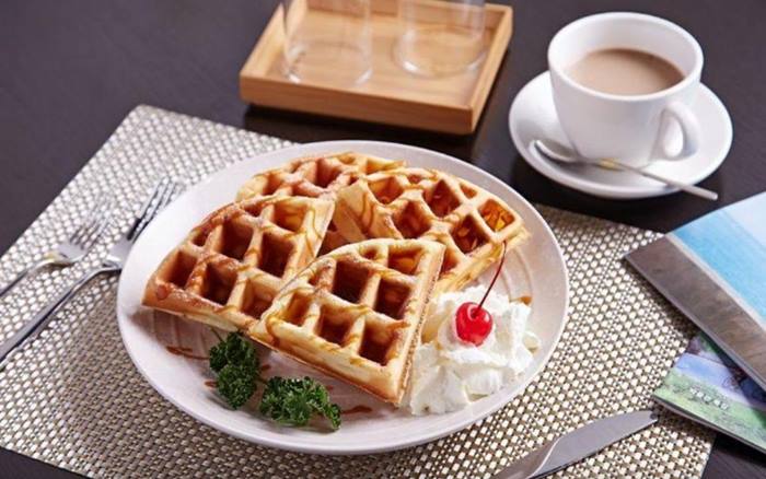 冠閣商務大飯店照片： 餐點