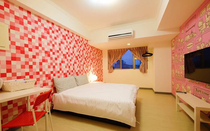 睡台北複合式旅店照片： 房型照片