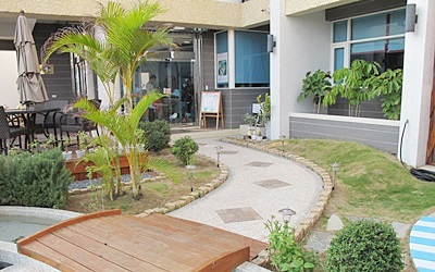 卡膜脈民宿照片： 庭園