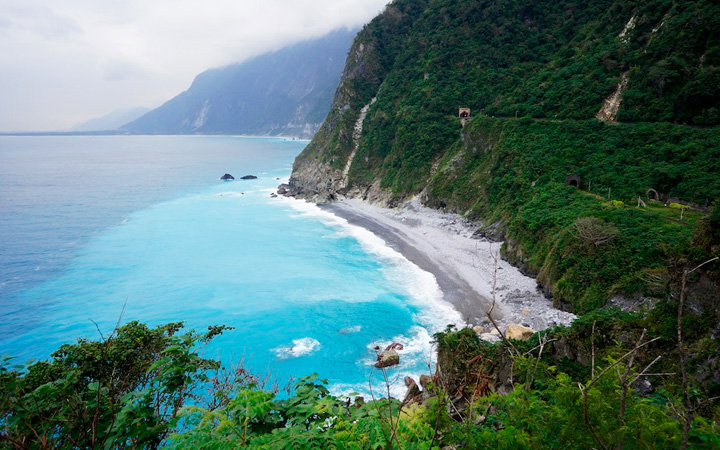 清水斷崖。世界級的絕景海岸