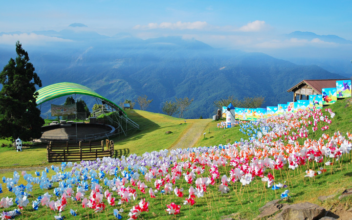 清境農場。山巒綿延的純淨勝地